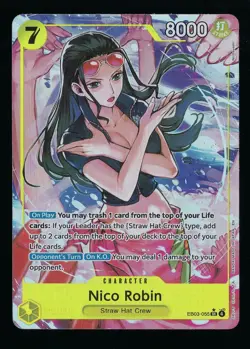 Nico Robin EB03-055 (Alternate Art) SR Heroines Edition One Piece - Image 1