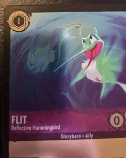 Flit - Reflective Hummingbird 39/204 Cold Foil Uncommon Winterspell Lorcana TCG - Image 2