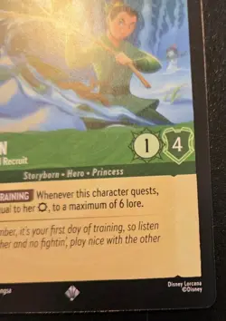 Mulan - Resourceful Recruit 69/204 Super Rare Winterspell Disney Lorcana TCG - Image 5
