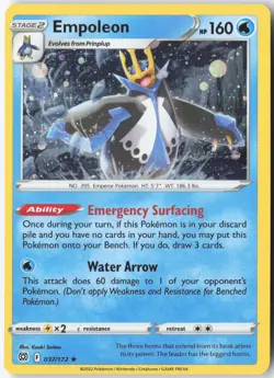 Empoleon - (Cosmos Holo) Miscellaneous Cards & Products 037/172 NM Holo - Image 1