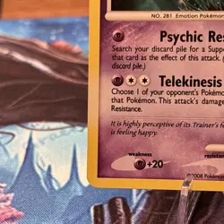 Kirlia 8/17 POP Series 7 Promo Holo Rare Pokemon Card NM - Image 3