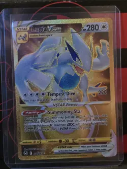 Pokemon Lugia VSTAR 211/195 Silver Tempest Secret Rare Holo Ancient Bird Card - Image 1