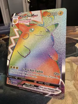Pokemon Pikachu VMAX 188/185 Vivid Voltage 2020 Secret Rainbow Rare Card TCG - Image 2