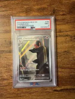 Pokemon TCG Charmeleon Scarlet Violet-151 Illustration Rare Card 169/165 PSA 9 - Image 1