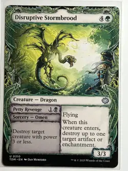 Disruptive Stormbrood (Showcase) Tarkir: Dragonstorm 310 LP-NM MTG Card - Image 1