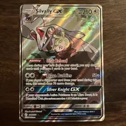 Pokemon Card - Silvally GX Cosmic Eclipse Alt Art Holo Card 227/236 2019 - M/NM - Image 1