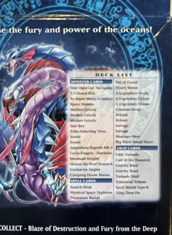 Yu-Gi-Oh Trading Card Game, Structure Deck, Fury from the Deep, 1st edition 1996 - Image 3