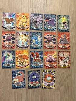 18 x Pokemon 1999 Topps Cards EXCELLENT CONDITION Holo Fearow - Image 1