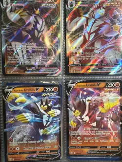 Pokemon Urshifu VMAX & V Card Set - Rapid & Single Strike Styles ALL 4 - Image 1