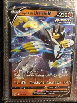 Pokemon Urshifu VMAX & V Card Set - Rapid & Single Strike Styles ALL 4 - Image 4