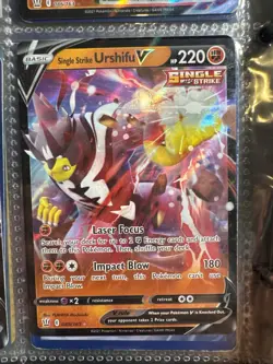 Pokemon Urshifu VMAX & V Card Set - Rapid & Single Strike Styles ALL 4 - Image 5