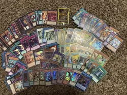 Yugioh Card Lot Maze Of Muertos/random Cards./Buster Blader/Gold Rare Borders - Image 1