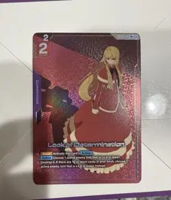 Look of Determination Alternate Art Foil - GD03-114 R+ - Gundam TCG Card Game - Image 1