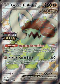 Great Tusk ex - Promo SVP SV: Scarlet & Violet Promo Cards 072 LP-NM - Image 1