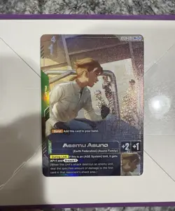 Asemu Asuno - GD03-088 R+ Gundam Card Game Alt Art - Image 1
