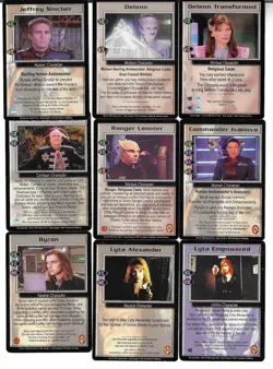 pecedence babylon 5 ccg lot of 15 cards - Image 1
