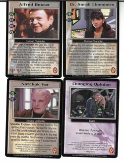 pecedence babylon 5 ccg lot of 15 cards - Image 2