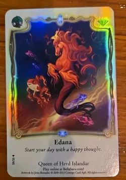 Bella Sara Rare Foil EDANA S9/55 Herds from North of North Series Card Single - Image 1