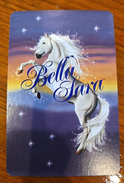 Bella Sara THUNDER Card 42/55 Rare Nonshiny Ancient Lights Series - Image 3