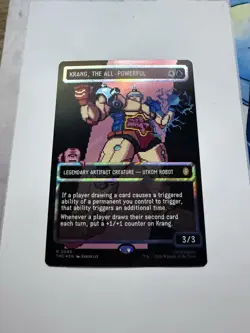 Krang, the All-Powerful (Surge Foil) - Borderless | Pixel - MTG Commander: TMNT - Image 1