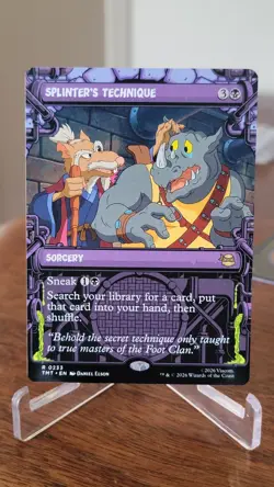 Splinter's Technique (Showcase) R Teenage Mutant Ninja Turtles 233 NM - Image 1