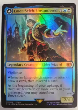 Emet-Selch Unsundered Hades Sorcerer of Eld 0218 Foil MTG Magic Final Fantasy - Image 1