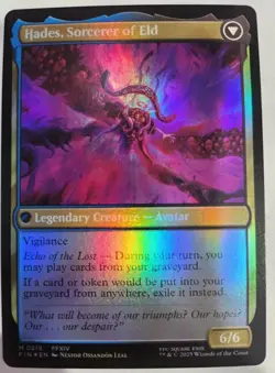 Emet-Selch Unsundered Hades Sorcerer of Eld 0218 Foil MTG Magic Final Fantasy - Image 2
