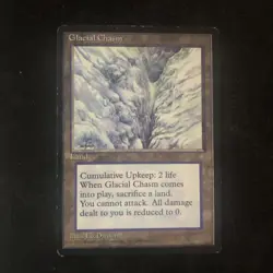 Glacial Chasm - Ice Age ~MP~ Magic The Gathering MTG - Image 1
