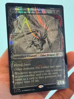 1X HALO FOIL Dragonlord Kolaghan SHOWCASE MINT MTG Magic Secret Lair Dragon EDH - Image 3