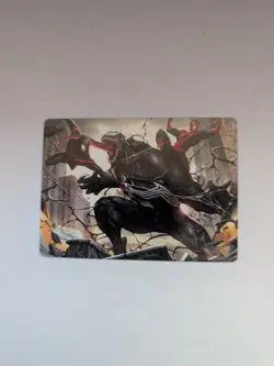 Magic the Gathering Spider-Man Art Series 23/54 Terrific Team up - Image 1