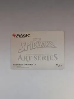 Magic the Gathering Spider-Man Art Series 23/54 Terrific Team up - Image 2