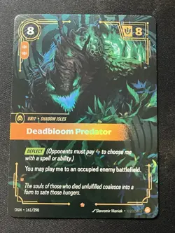 Deadbloom Predator 161/298 Riftbound Origins Near Mint - Image 1