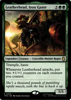 Leatherhead, Iron Gator 30 TMC Commander: Teenage Mutant Ninja Turtles NM - Image 1