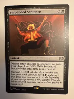 Suspended Sentence #25 (NM) Duskmourn DSC Magic MTG - Image 1