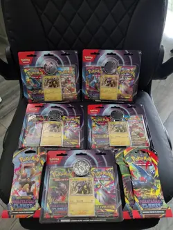 LOT Pokemon Mega Evolution Phantasmal Flames Raikou Promo 2 Pack Blisters - Image 1