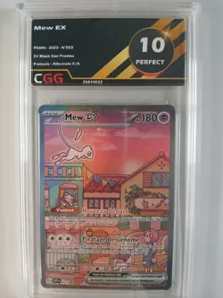 Carte Pokemon Francais Mew ex (SVP 053) SV Black Star Promos CGG 10 26810022 - Image 1