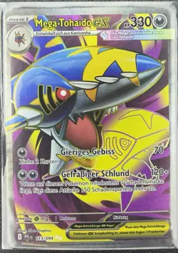 Pokemon FATALE FLAMMEN Mega-Tohaido ex 113/094 Ultra Rare Holo deutsch NM - Image 1