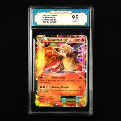 TQG 9.5 MINT+ 2016 Pokemon ENG Charizard ex 11/83 R - Image 1