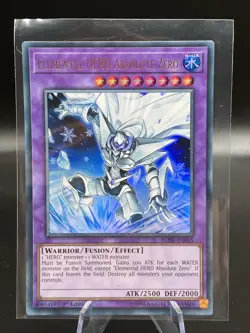 Yu-Gi-Oh Elemental HERO Absolute Zero BLHR-EN065 - 1st Edition Ultra Rare - Image 1
