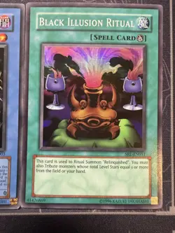 Yugioh Relinquished MC1-EN003 LP + Black Illusion Ritual SRL-EN051 MP - Image 3