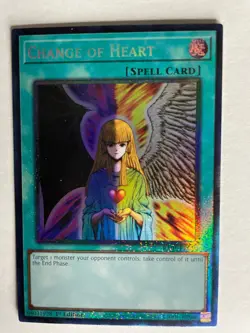 YuGiOh Change of Heart RA01-EN050 1st Ed Prismatic Collectors Rare Pack Fresh - Image 1