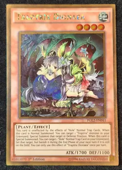 2015 Yu-Gi-Oh! Premium Gold: Return Bling #EN041 Traptrix Dionaea Lightly played - Image 1