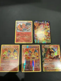 Pokemon TCG Charizard Lot 2: RC5/RC32, XY121, 11/108 Holo/Rev Holo, & 12/108. - Image 1