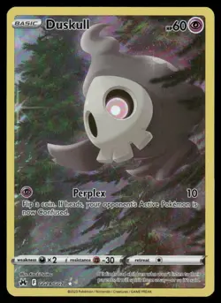 Pokemon Cards Duskull GG28/GG70 Crown Zenith Galarian Gallery Holo NM *1 - Image 1