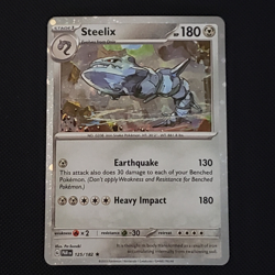 Pokemon TCG Paradox Rift Steelix 125/182 Cosmos Holo Exclusive Promo NM - Image 4