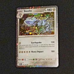 Pokemon TCG Paradox Rift Steelix 125/182 Cosmos Holo Exclusive Promo NM - Image 5
