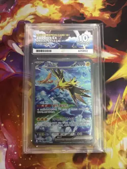 Pokemon 151 Zapdos EX Special Art Rare | ACE 10 Graded | UK Seller - Image 1