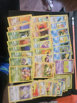 Pokemon TCG - Jungle & Fossil Bundle - LP/MP X32 Bundle NO DUPLICATES #1 - Image 1