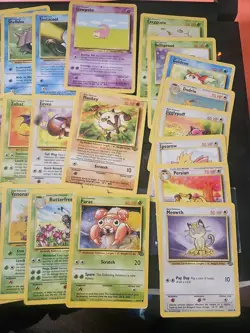 Pokemon TCG - Jungle & Fossil Bundle - LP/MP X32 Bundle NO DUPLICATES #1 - Image 4