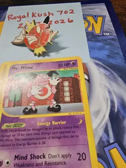 Pokemon Mr.Mime Expedition Aquapolis Nonholo (Read Description) - Image 5